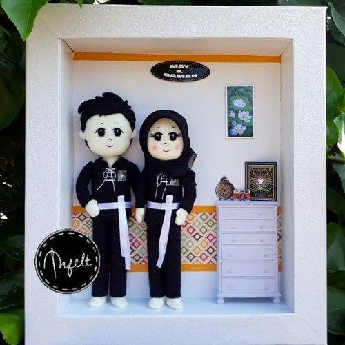 Detail Boneka Flanel Couple Nomer 11