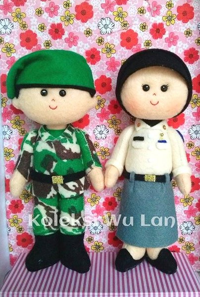 Detail Boneka Flanel Couple Nomer 20