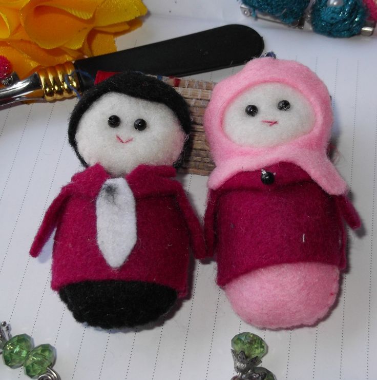 Detail Boneka Flanel Couple Nomer 5