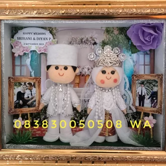 Detail Boneka Flanel Couple Nomer 53