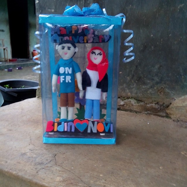 Detail Boneka Flanel Couple Nomer 55