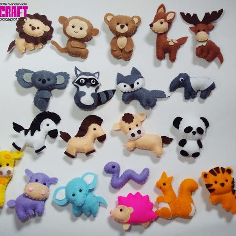 Detail Boneka Hewan Dari Kain Flanel Nomer 40