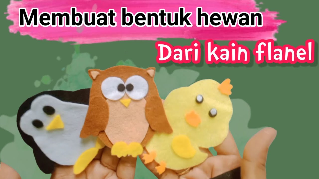 Detail Boneka Hewan Dari Kain Flanel Nomer 51