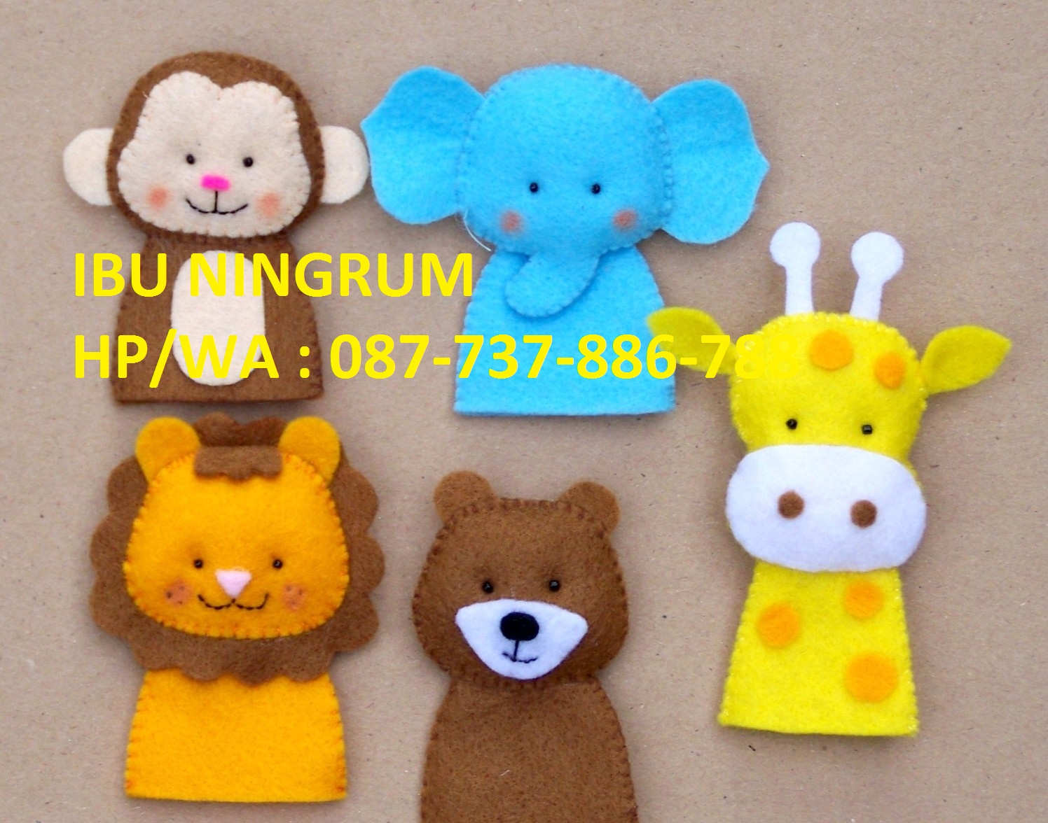 Detail Boneka Jari Dari Kertas Nomer 9