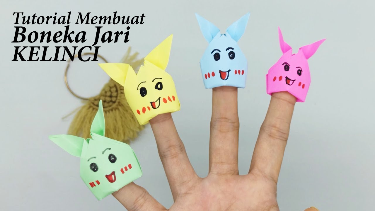 Detail Boneka Jari Dari Kertas Nomer 3