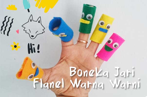 Detail Boneka Jari Dari Kertas Nomer 5