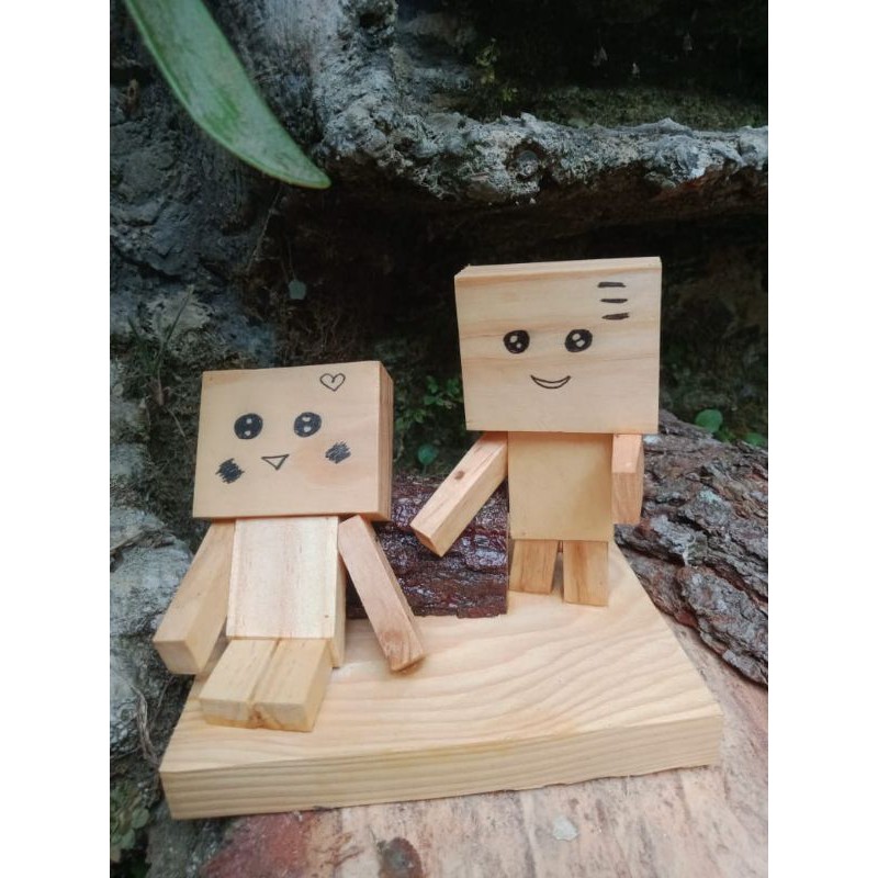 Detail Boneka Kayu Kotak Nomer 23