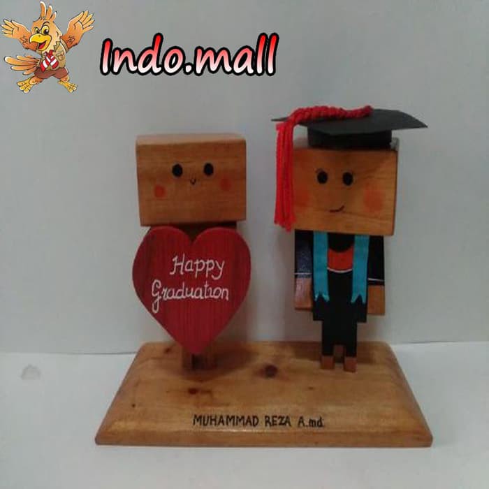 Detail Boneka Kayu Kotak Nomer 46