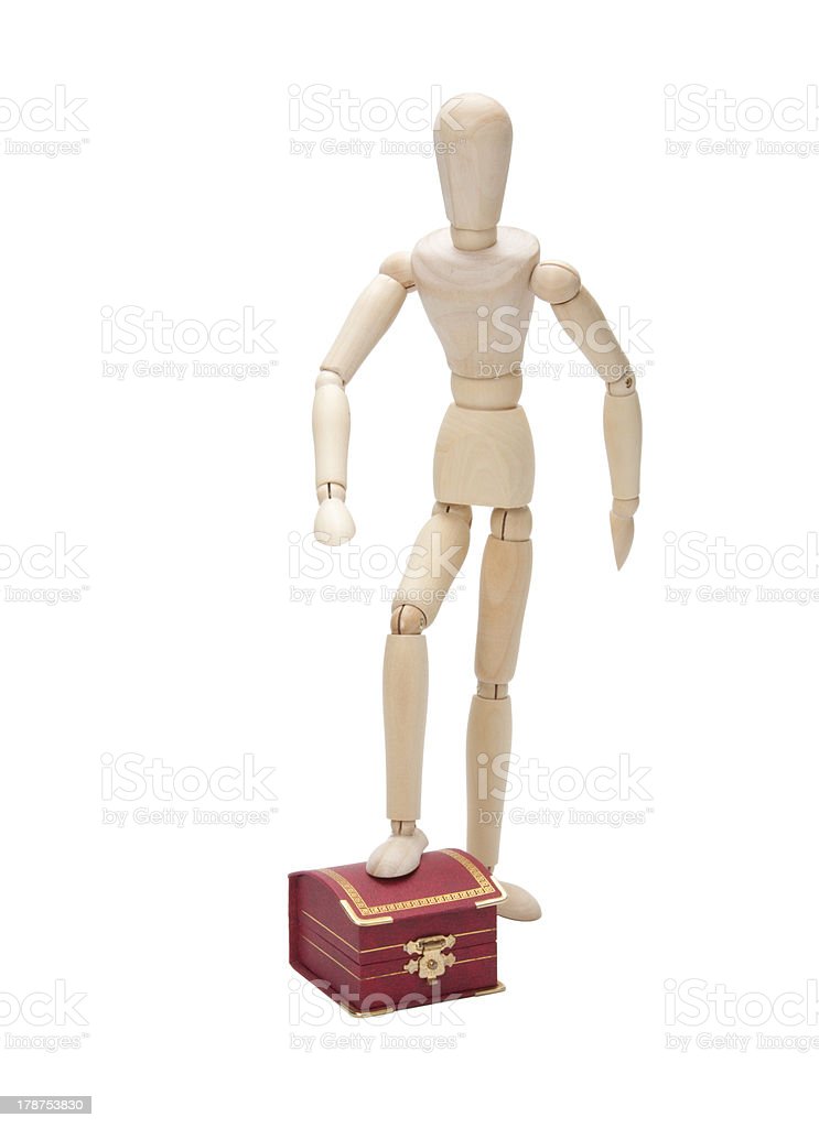Detail Boneka Kayu Kotak Nomer 50