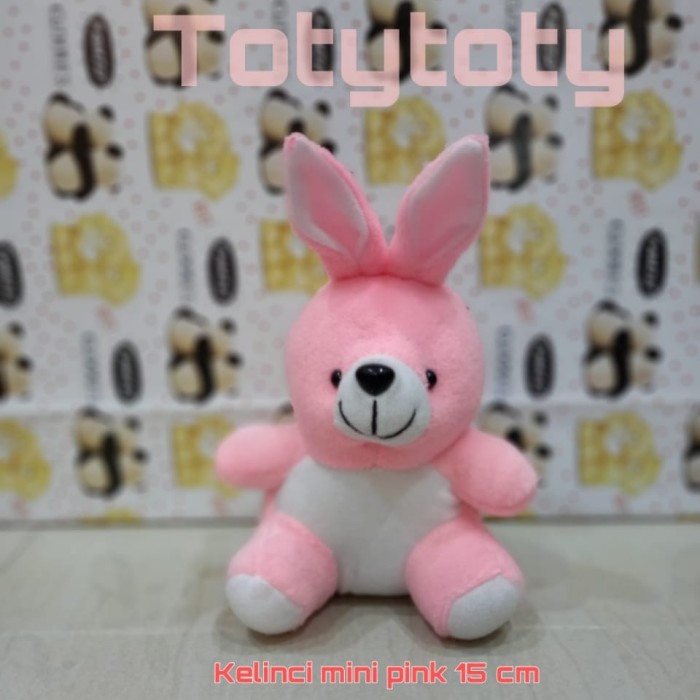 Detail Boneka Kelinci Pink Nomer 20