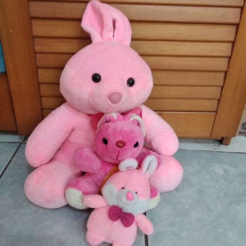 Detail Boneka Kelinci Pink Nomer 23