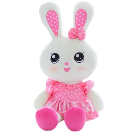 Detail Boneka Kelinci Pink Nomer 24