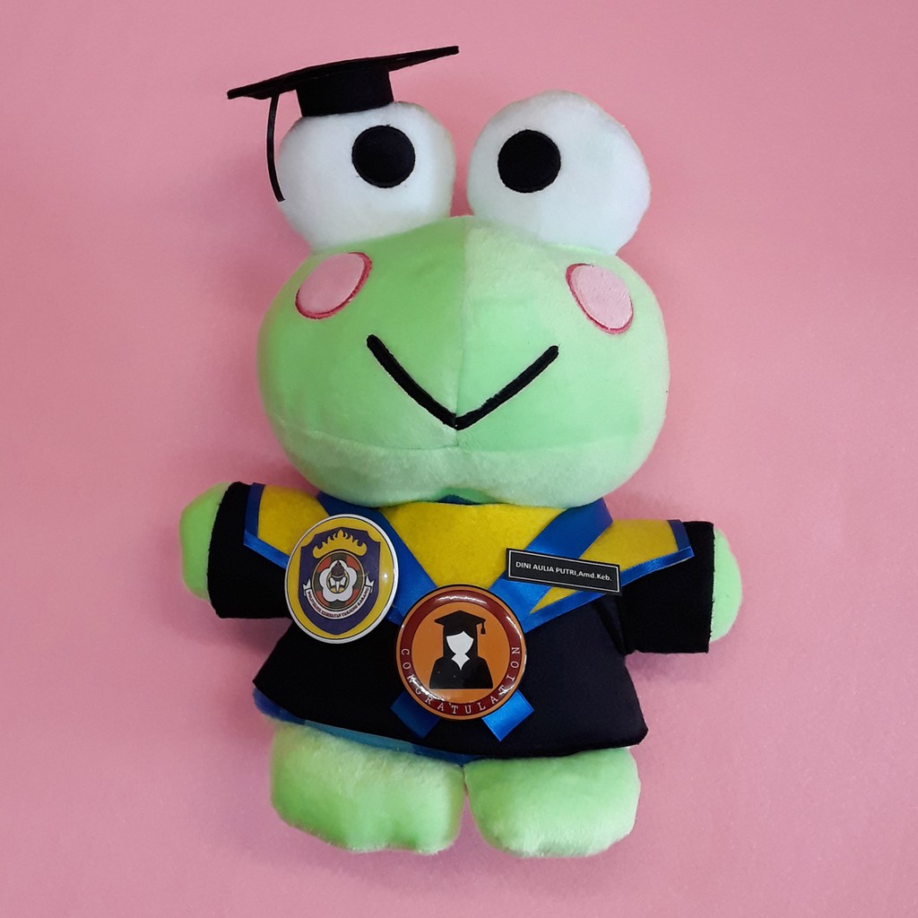 Detail Boneka Keroppi Wisuda Nomer 40