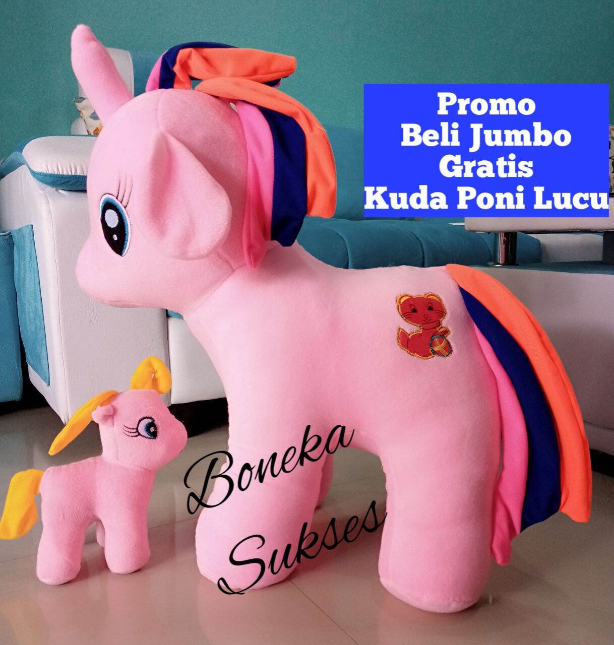 Detail Boneka Kuda Poni Besar Nomer 46