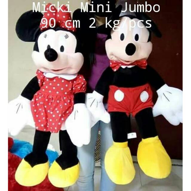 Detail Boneka Mickey Mouse Jumbo Nomer 13