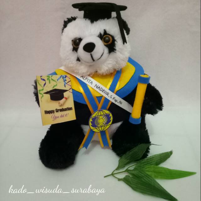 Detail Boneka Panda Wisuda Nomer 36