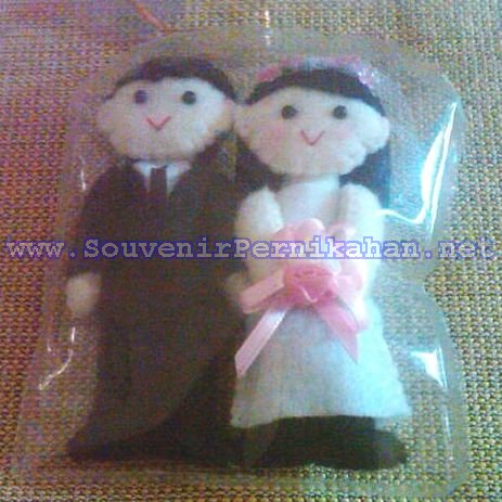 Detail Boneka Pengantin Dari Flanel Nomer 34