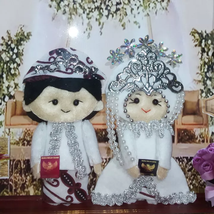 Detail Boneka Pengantin Dari Flanel Nomer 46