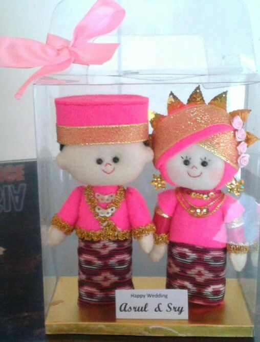 Detail Boneka Pengantin Flanel Nomer 23