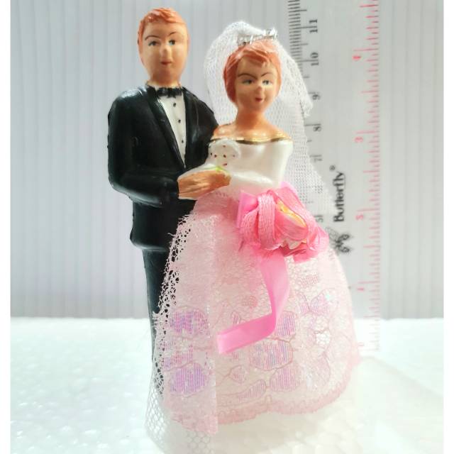 Boneka Pengantin Hiasan Kue - KibrisPDR