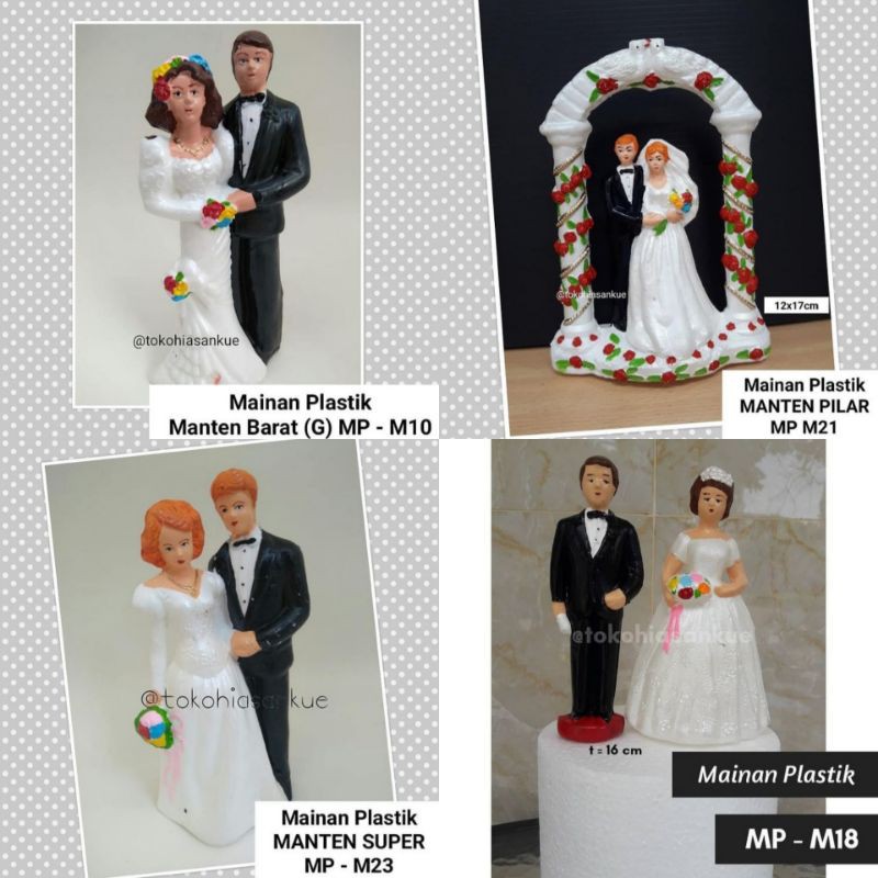 Detail Boneka Pengantin Hiasan Kue Nomer 35