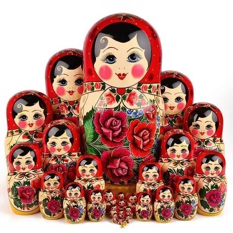 Detail Boneka Rusia Matryoshka Nomer 8