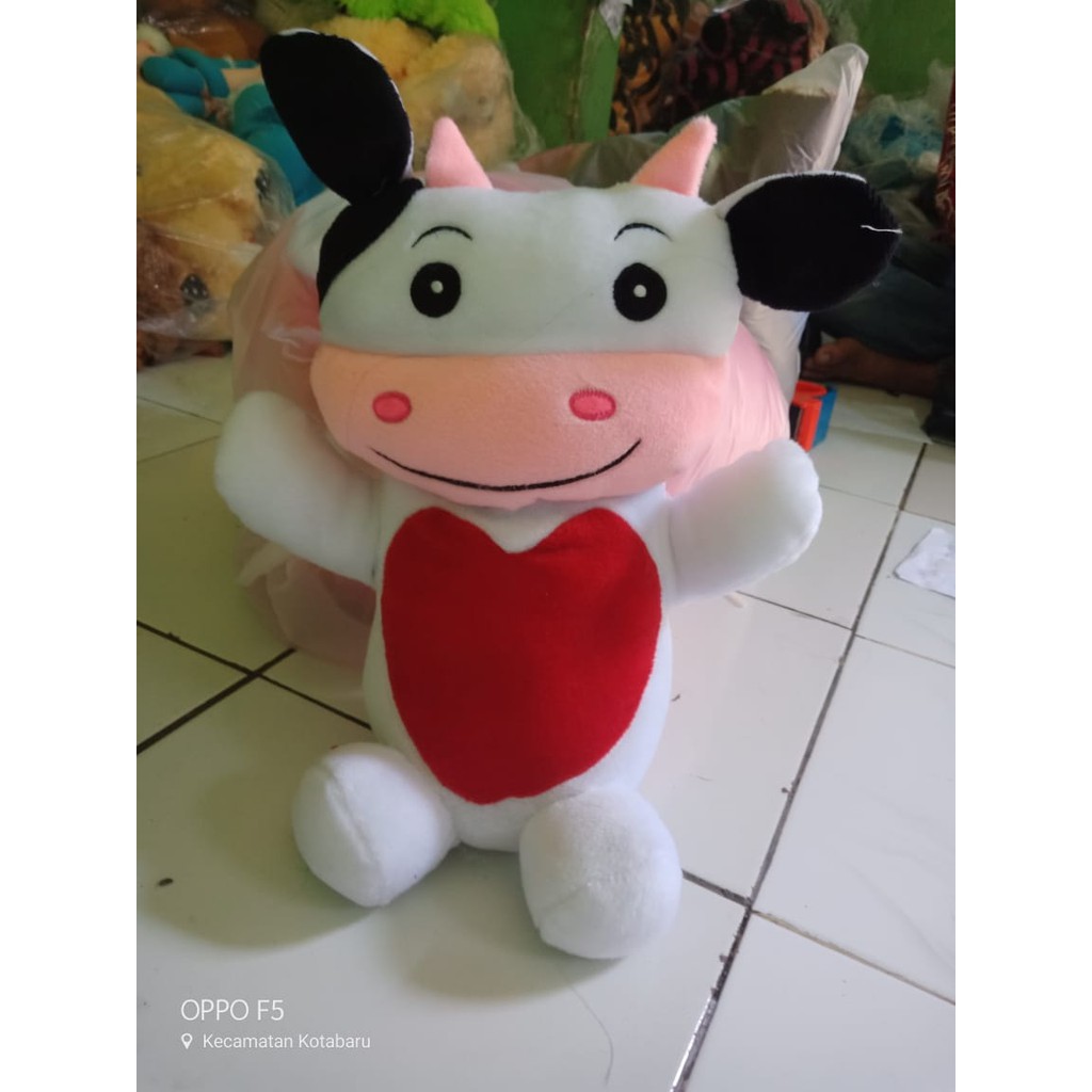 Detail Boneka Sapi Pink Nomer 5