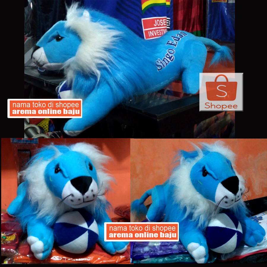 Detail Boneka Singa Arema Nomer 39