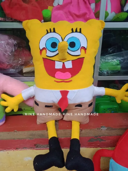 Detail Boneka Spongebob Dari Kain Flanel Nomer 11