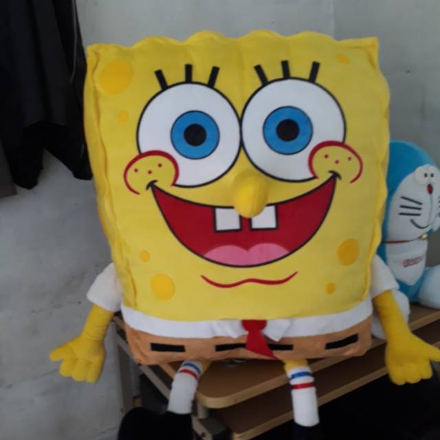 Detail Boneka Spongebob Dari Kain Flanel Nomer 40