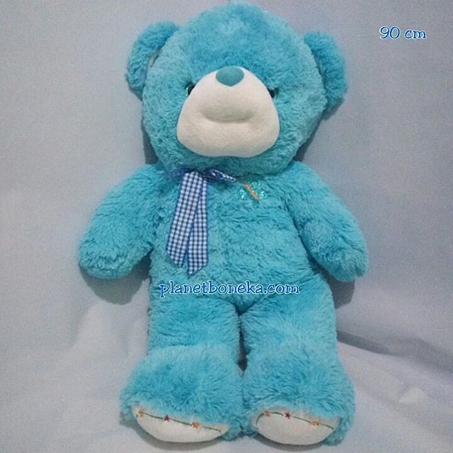 Detail Boneka Teddy Bear Biru Nomer 30