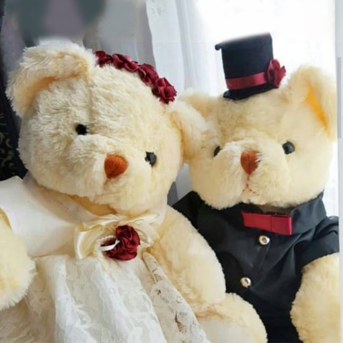 Detail Boneka Teddy Bear Couple Lucu Nomer 30