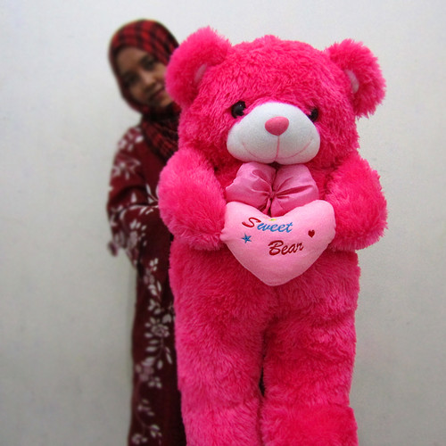 Detail Boneka Teddy Bear Love Besar Nomer 13