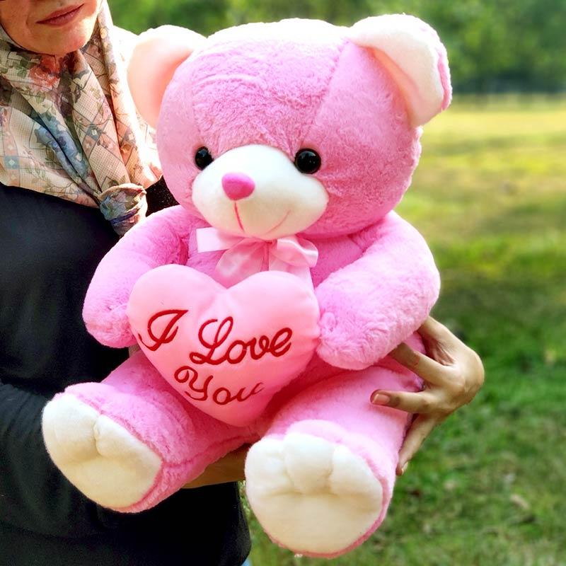 Detail Boneka Teddy Bear Love Besar Nomer 3