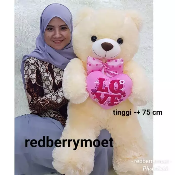 Detail Boneka Teddy Bear Love Besar Nomer 25