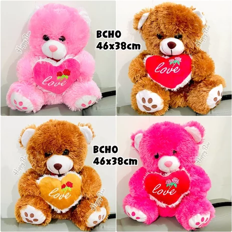 Detail Boneka Teddy Bear Love Besar Nomer 47