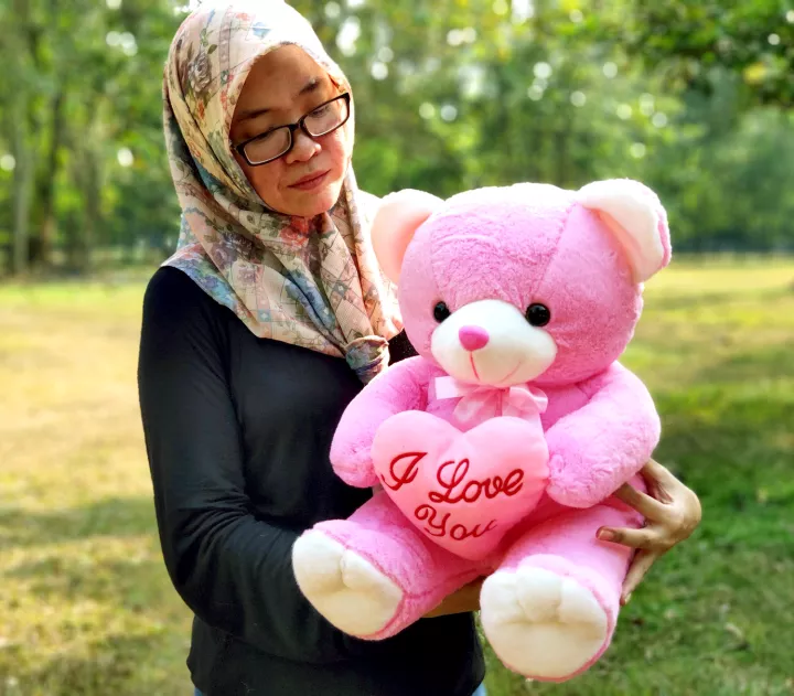 Detail Boneka Teddy Bear Love Besar Nomer 6