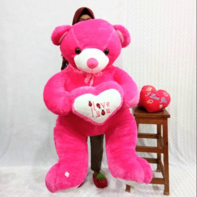 Detail Boneka Teddy Bear Love Besar Nomer 53