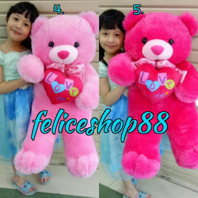 Detail Boneka Teddy Bear Love Besar Nomer 56