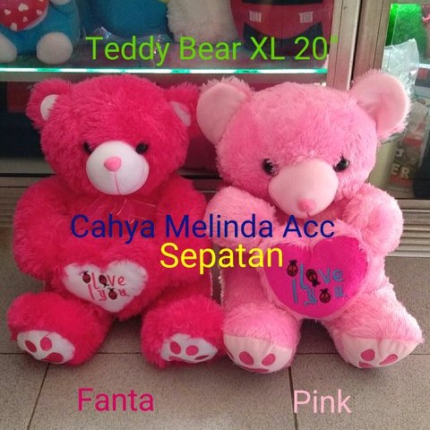 Detail Boneka Teddy Bear Love Besar Nomer 60