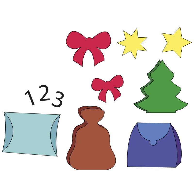 Detail Design Adventskalender Nomer 10