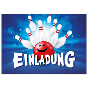 Detail Einladung Bowling Geburtstag Nomer 8