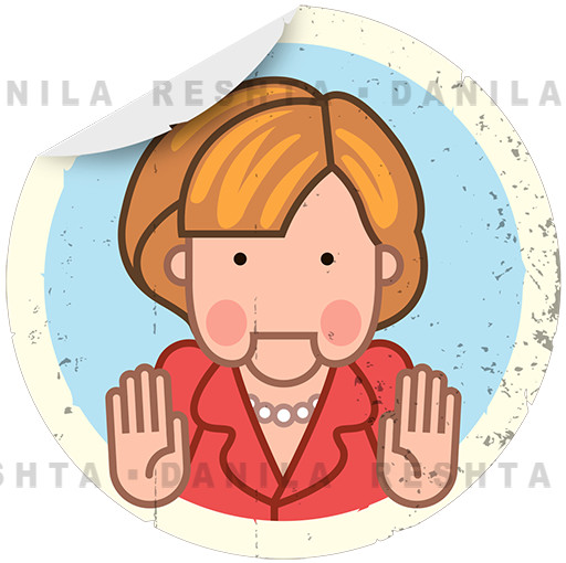 Detail Merkel Sticker Nomer 8