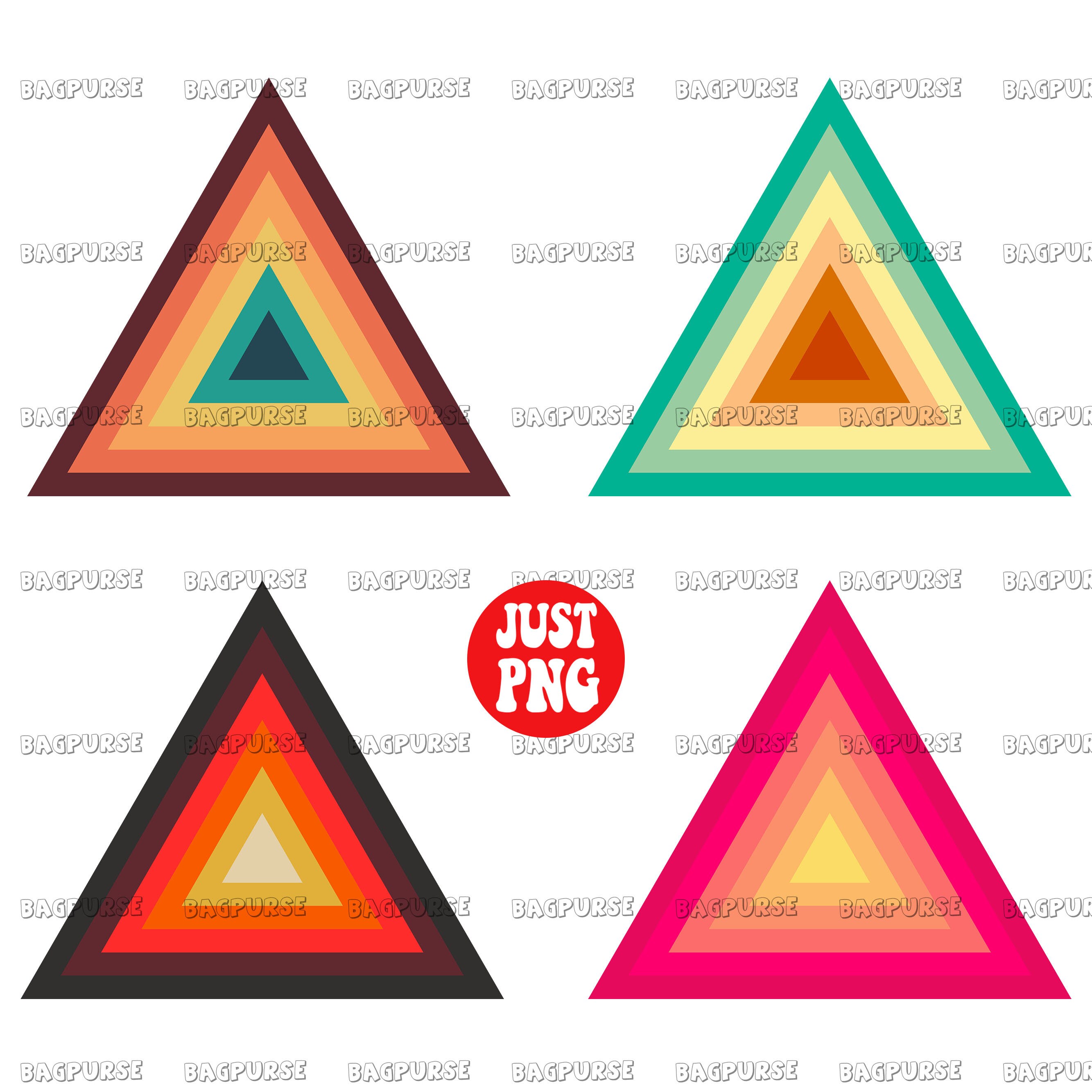 Detail Retro Triangle Png Nomer 10