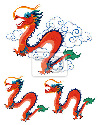 Detail Chinesischer Drache Einfach Nomer 2