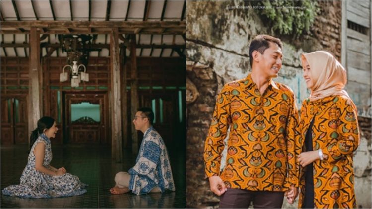 Detail Foto Prewedding Baju Batik Nomer 2