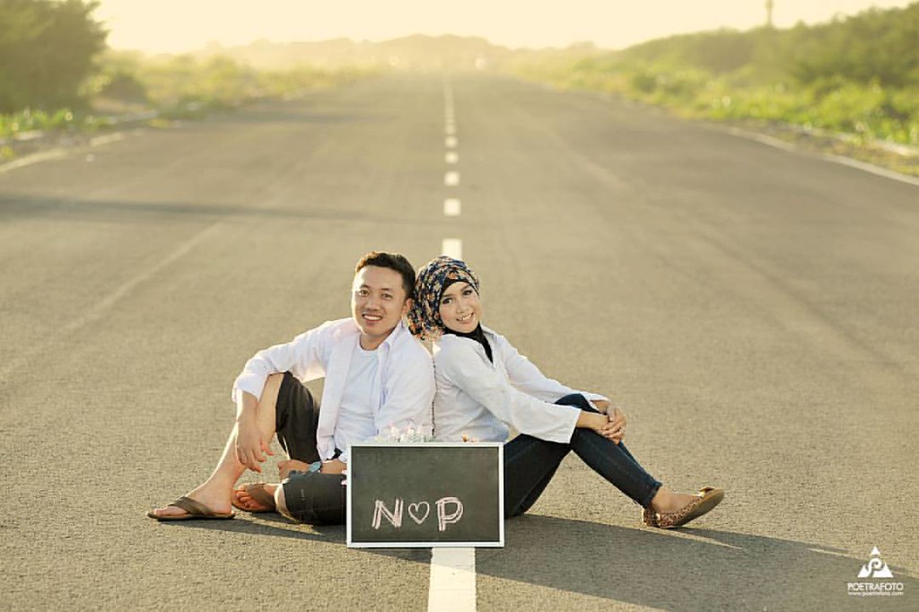 Detail Foto Prewedding Casual Hijab Nomer 27