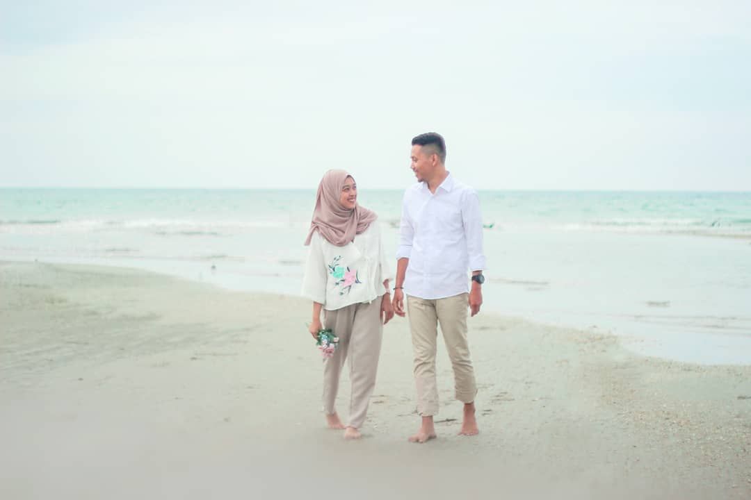 Detail Foto Prewedding Casual Hijab Nomer 30