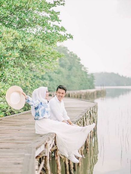 Detail Foto Prewedding Casual Hijab Nomer 42