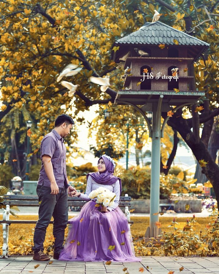 Detail Foto Prewedding Di Taman Nomer 14